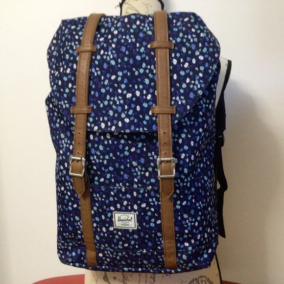 Herschel Supply Company Navy Floral Backpack - Picture 1 of 16